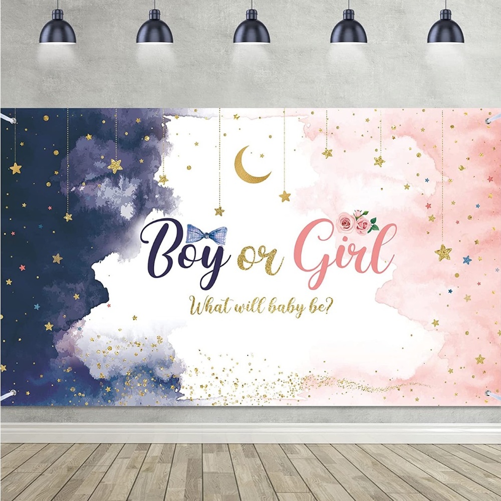 Gender Reveal Banner